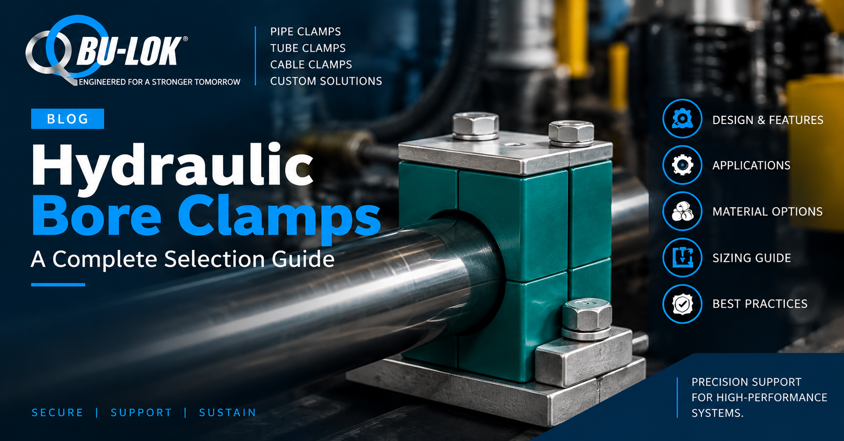 Hydraulic Bore Clamps: Selection Guide for High-Pressure Piping Systems